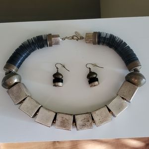 Teripelio Necklace and Earrings